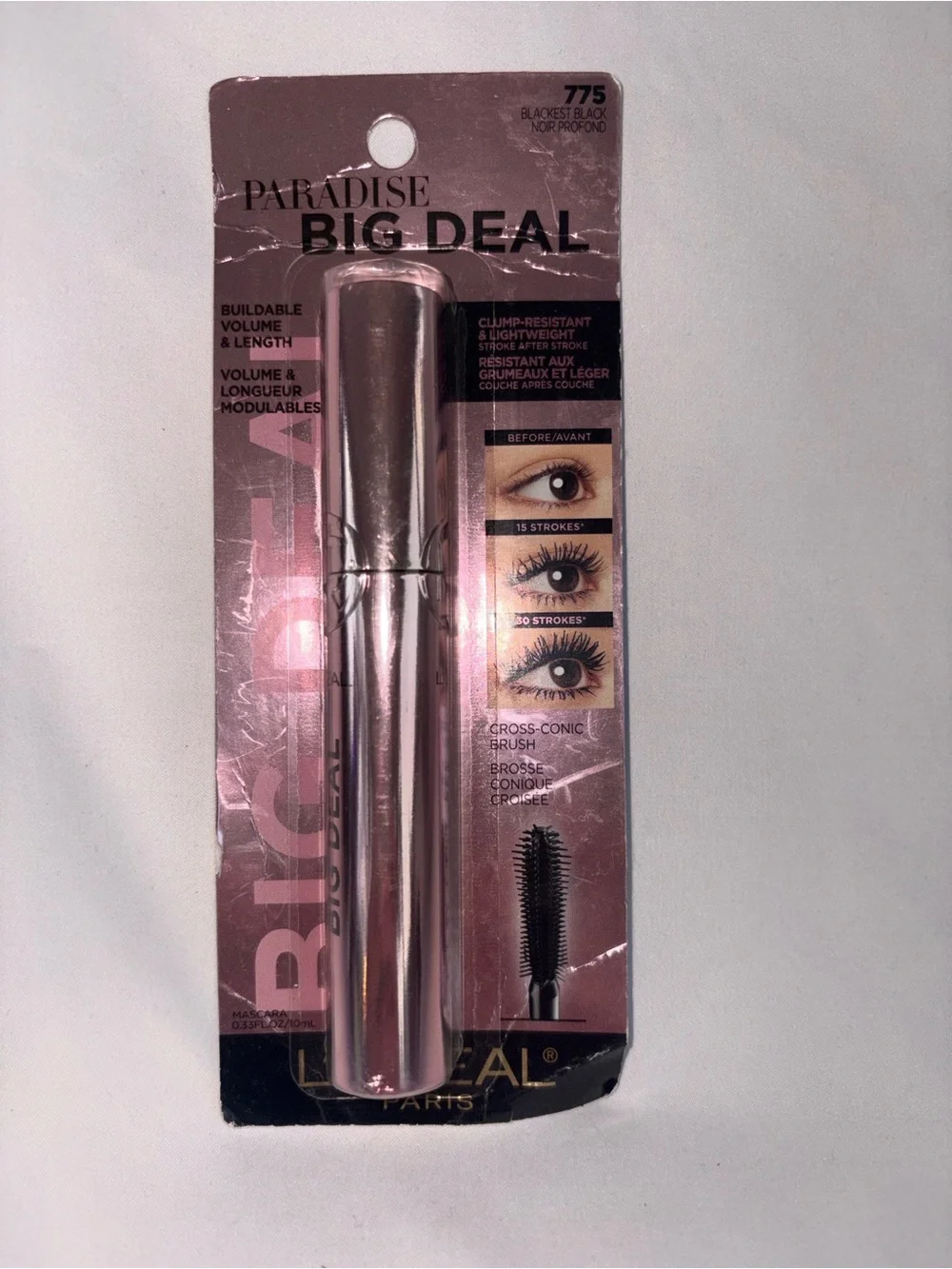 L'Oreal Paradise Big Deal Mascara — Blackest Black